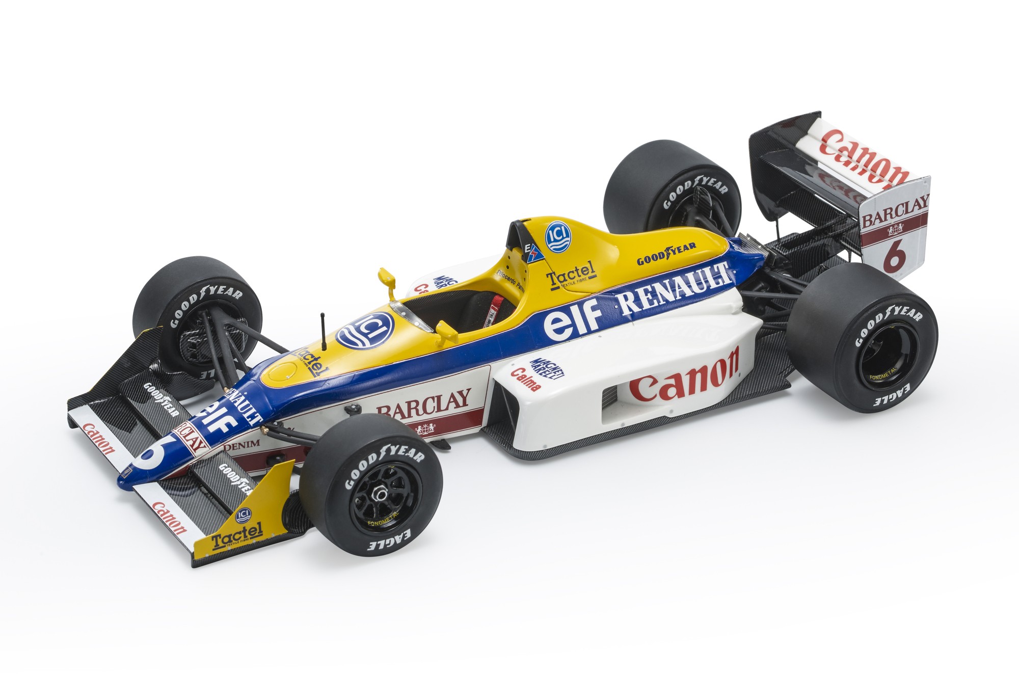 Williams FW12 No.6 1989 R. Patrese - 1:18